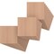 Ekena Millwork 7 3/4W x 7 3/4H x 3/8T Wood Hobby Boards, Alder, 25PK HBW08X08X375DAL - alternate 1